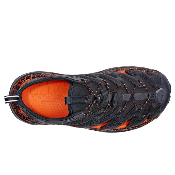 NWT Hoka Hopara Hiking Sandal Wet / Dry exploring shoe - blue graphite / orange - Picture 16 of 16